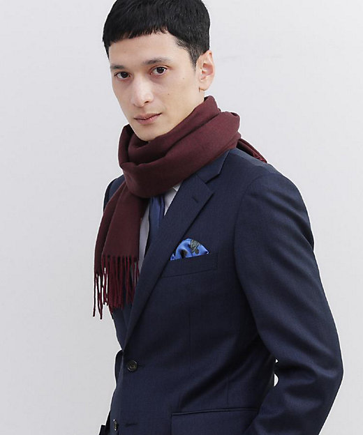 洗えるベビーカシミヤ】 ベビーカシミヤ無地マフラー