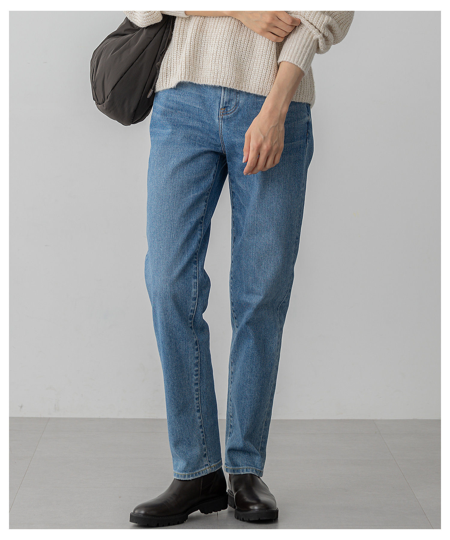 洗える】23区DENIM ボーイズテーパード パンツ