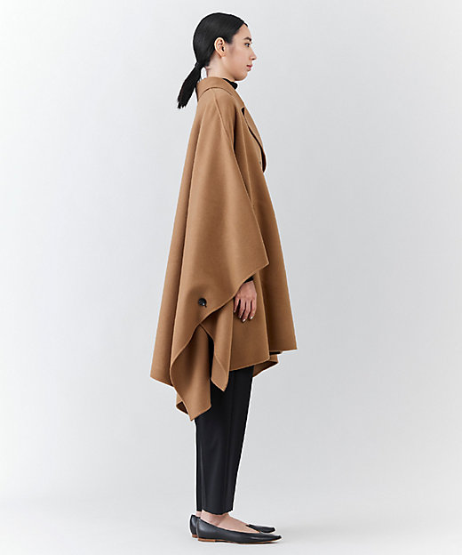 エステータ】ウールリバー ポンチョ コート（SCH6GW0941