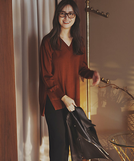 蛯原友里さん着用】ラムレザー ライダース ジャケット