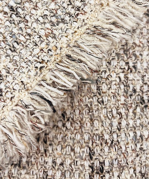 見上愛さん着用／新色追加／GLOW掲載】ツイード ニット ジャケット