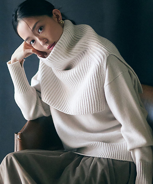 ウールカシミヤ ネックウォーマー（ZZ3DSW0550） | 23区