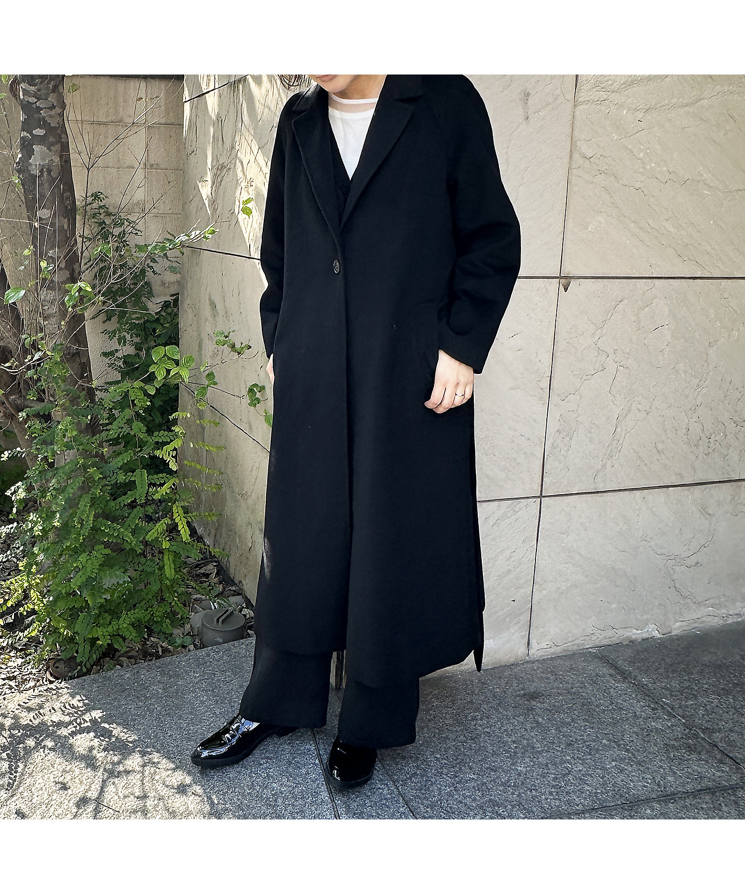 名品アイテム・カシミヤ100％】ロングコート（81086503