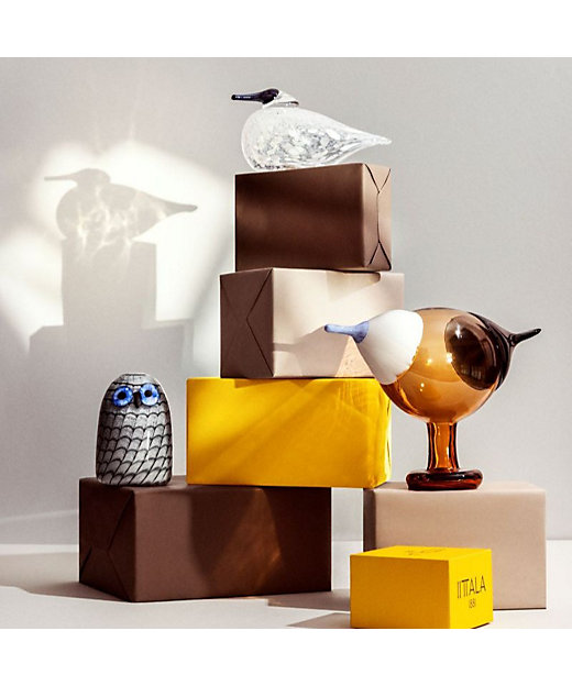 バード バイ トイッカ フクロウ（子）グレー | iittala/イッタラ