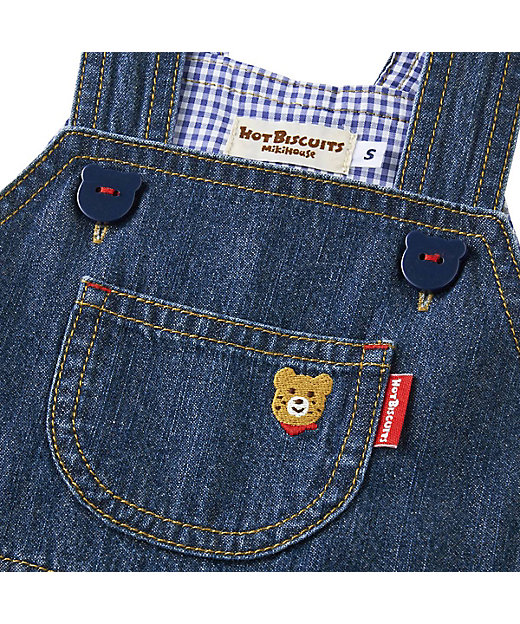 デニムオーバーオール＆セーラーカラー長袖Tシャツギフトセット | HOT