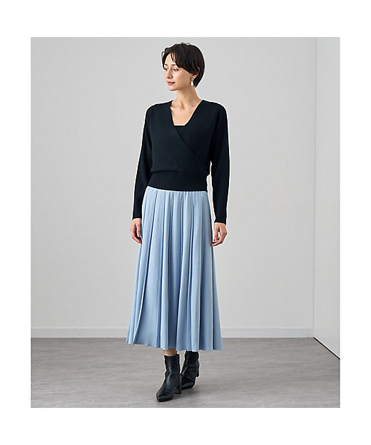 フェイクスエードプリーツスカート | ANAYI/アナイ | 三越伊勢丹