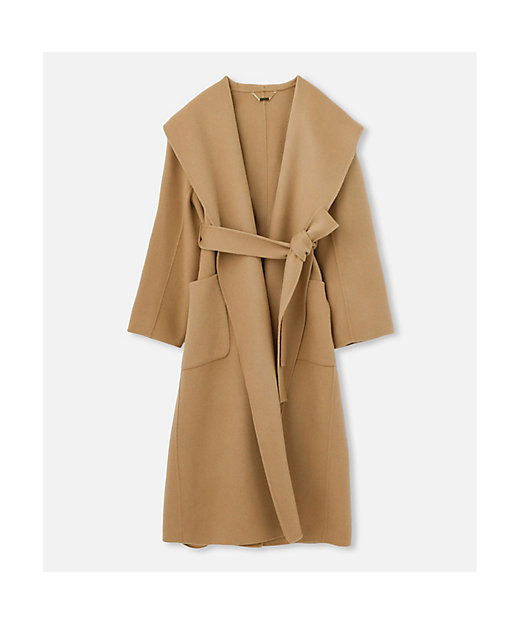 カシミヤ混リバービックショールコート | allureville (Women