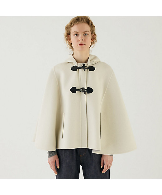 ウールダブルフェイス フーテッドポンチョ | GALERIE VIE (Women