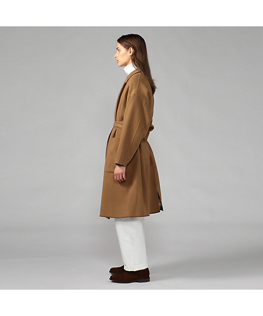 ジーロンラムウールダブルフェイス ラップコート | TOMORROWLAND (Men