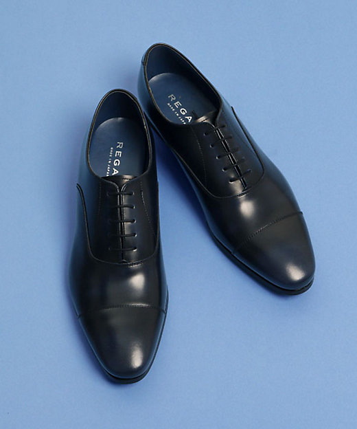リーガル 21VR ストレートチップ ネイビー ビジネスシューズ