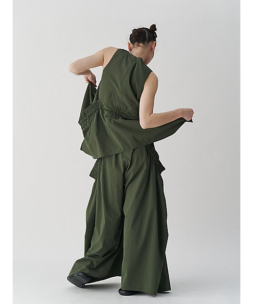 ROUND GATHER WIDE PT【セットアップ着用可能