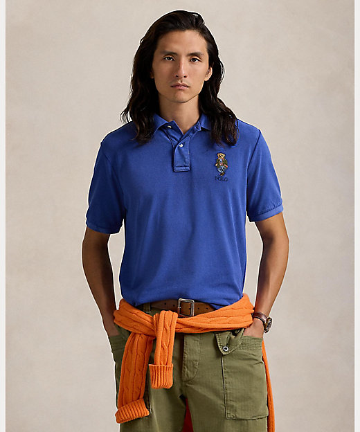 クラシック フィット Polo ベア メッシュ ポロシャツ