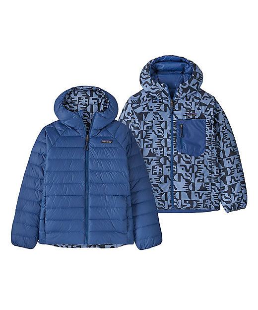 キッズ・リバーシブル・ダウン・セーター・フーディ 68640