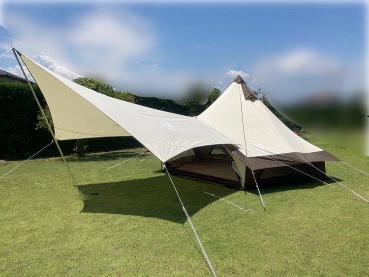 ogawaのシステムタープペンタ4x4 T/Cの紹介＆張り方