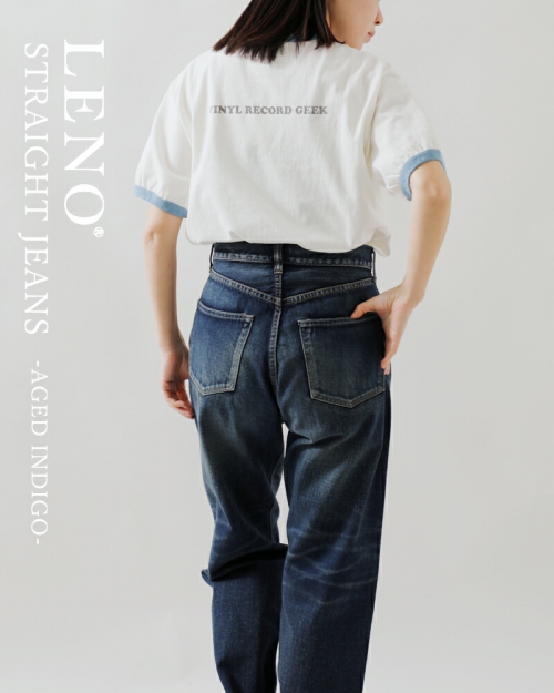 LENO リノ ストレート デニム パンツ “STRAIGHT JEANS” leno-j006a-ms