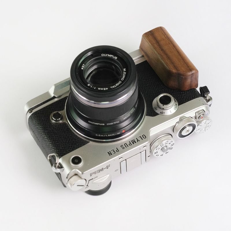 Handmade Olympus PEN-F Grip from Solid Wood 🌲📷