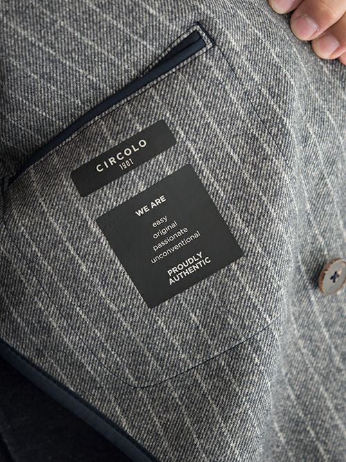 OUTLET】【SALE】CIRCOLO 1901 チルコロ 1901 ダブルジャケット GRAY.S