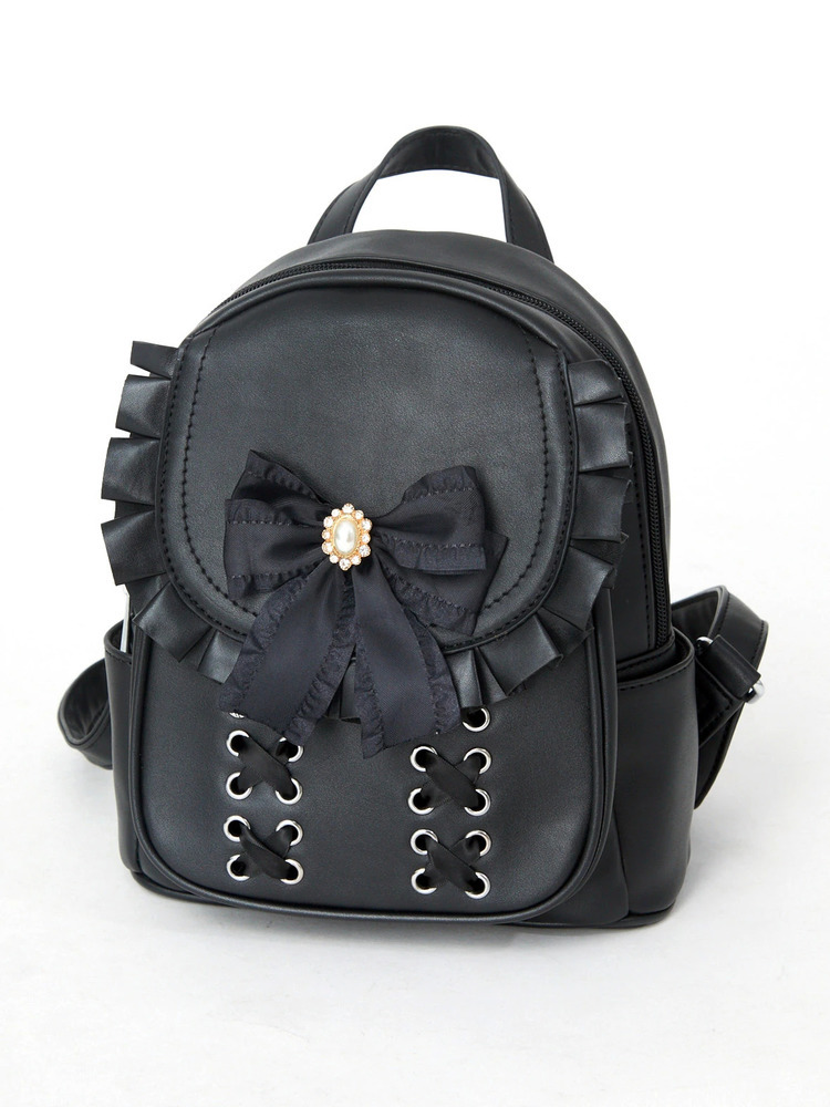 リボンフリルミニリュック - Ank Rouge(アンクルージュ)のリュック