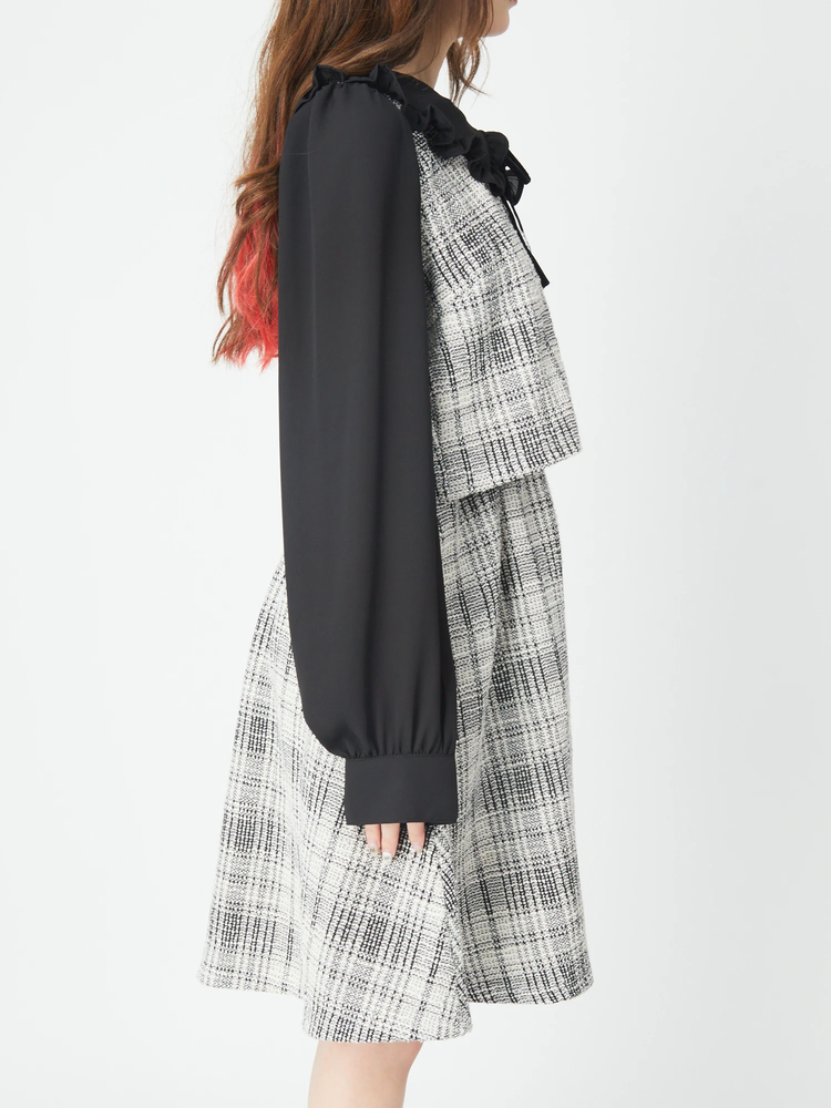 ツイードドッキングワンピース - Ank Rouge(アンクルージュ)の