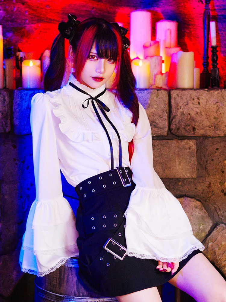 3段フリル袖ブラウス - Jamie エーエヌケー(ジェイミーエーエヌケー)の