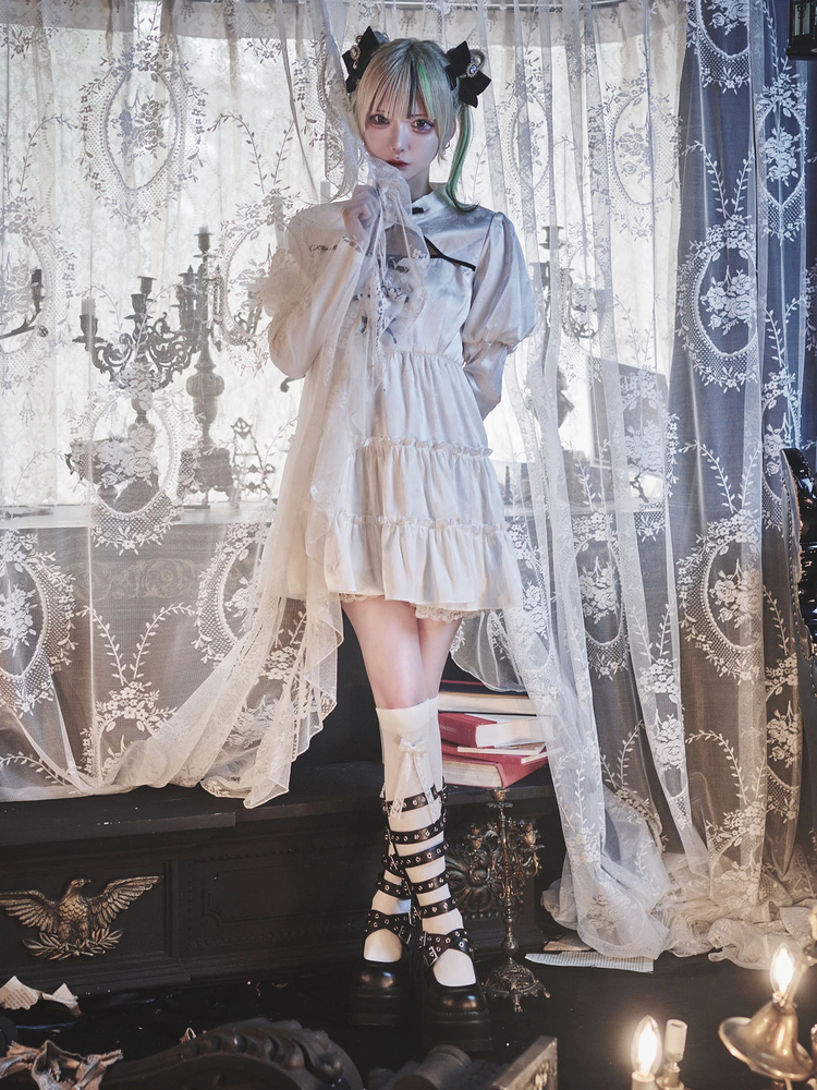 チャイナリボンティアードOP - Jamie エーエヌケー(ジェイミーエー