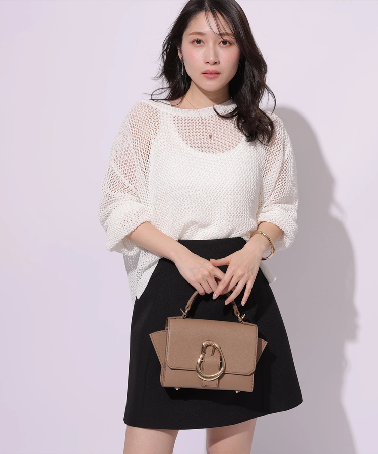 バックジップフォルムミニスカート | スカート | Apuweiser-riche