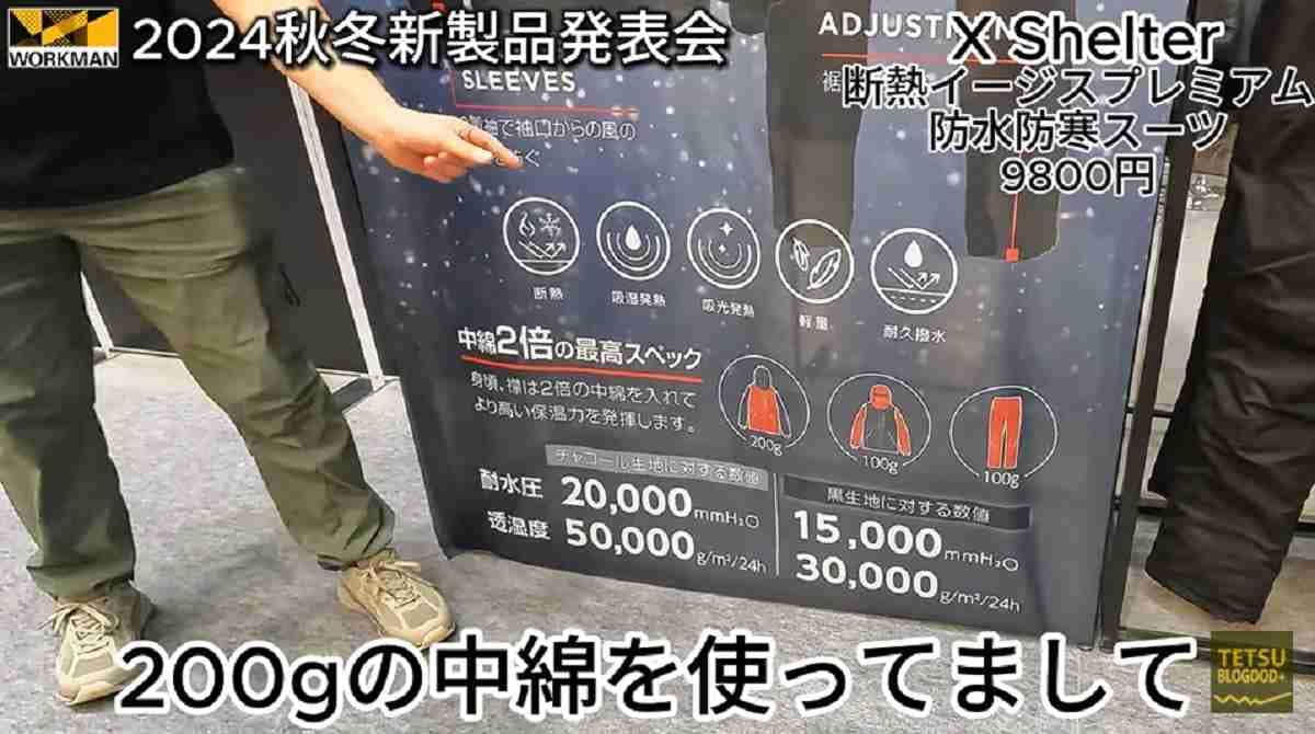 ワークマンライダーがチェック！「エックスシェルター断熱イージス