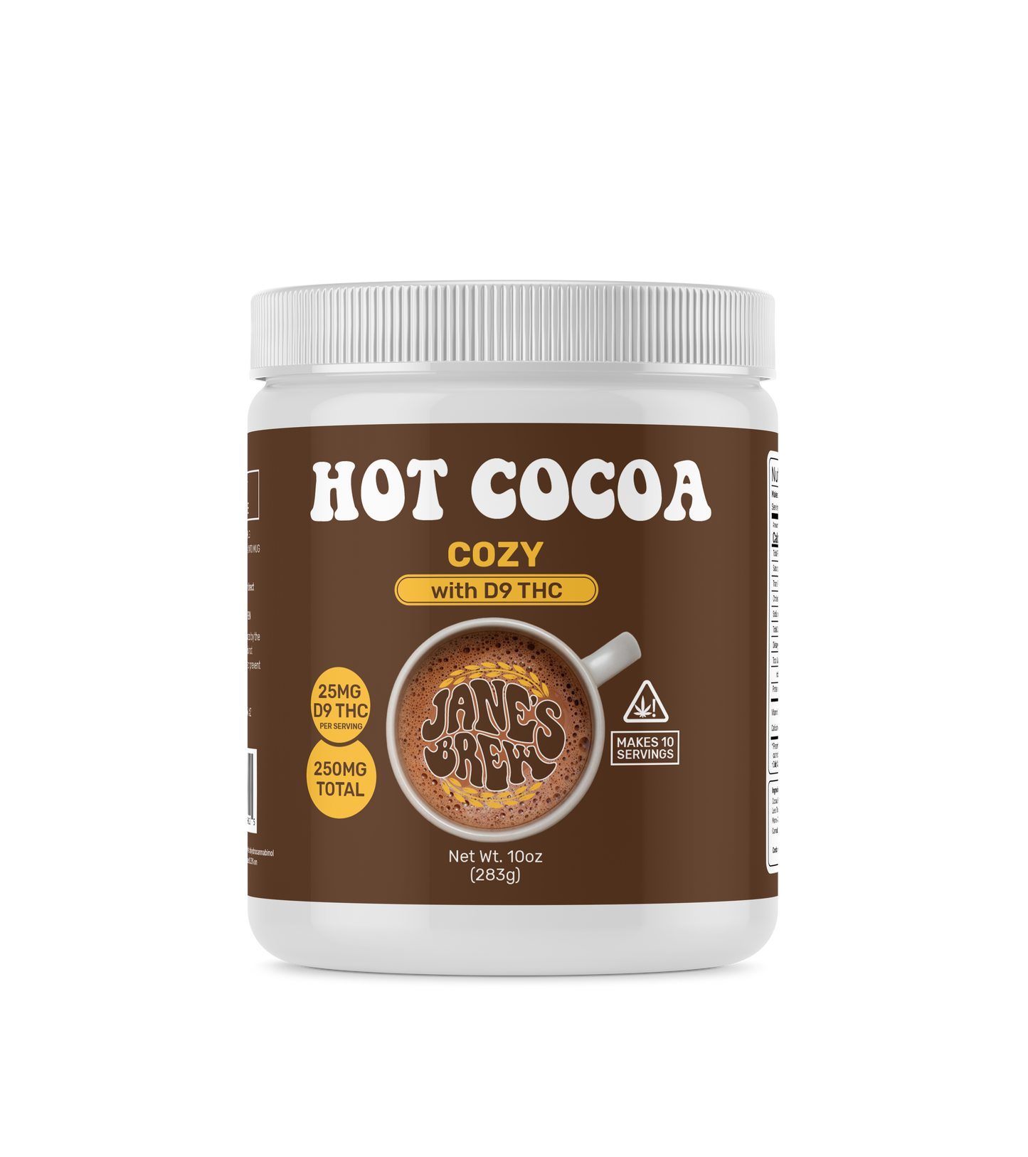 Cozy THC Hot Cocoa [25MG SERVING] – Jane's Brew