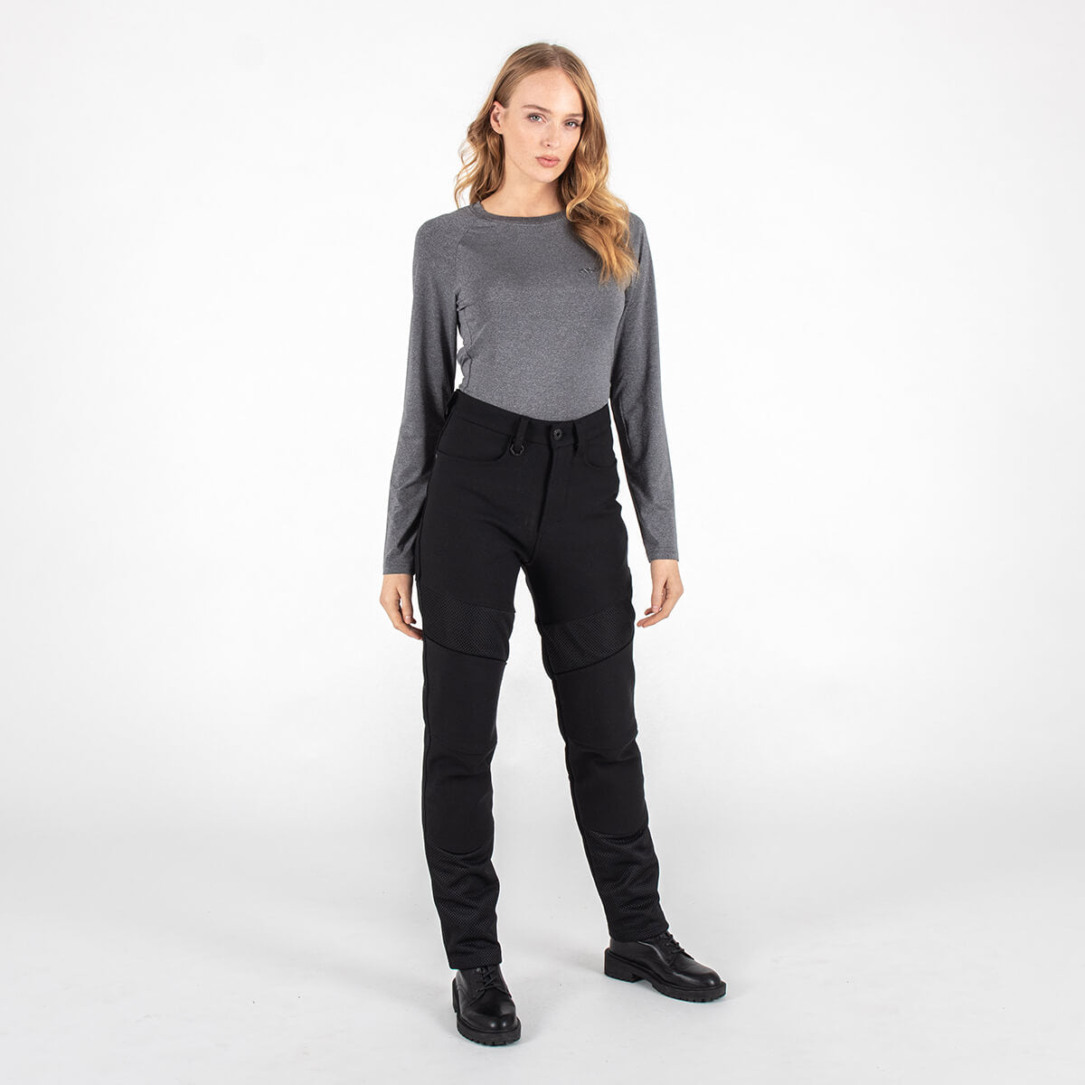 試着無料】ノックス レディース アーバンプロパンツ ブラック - バイク