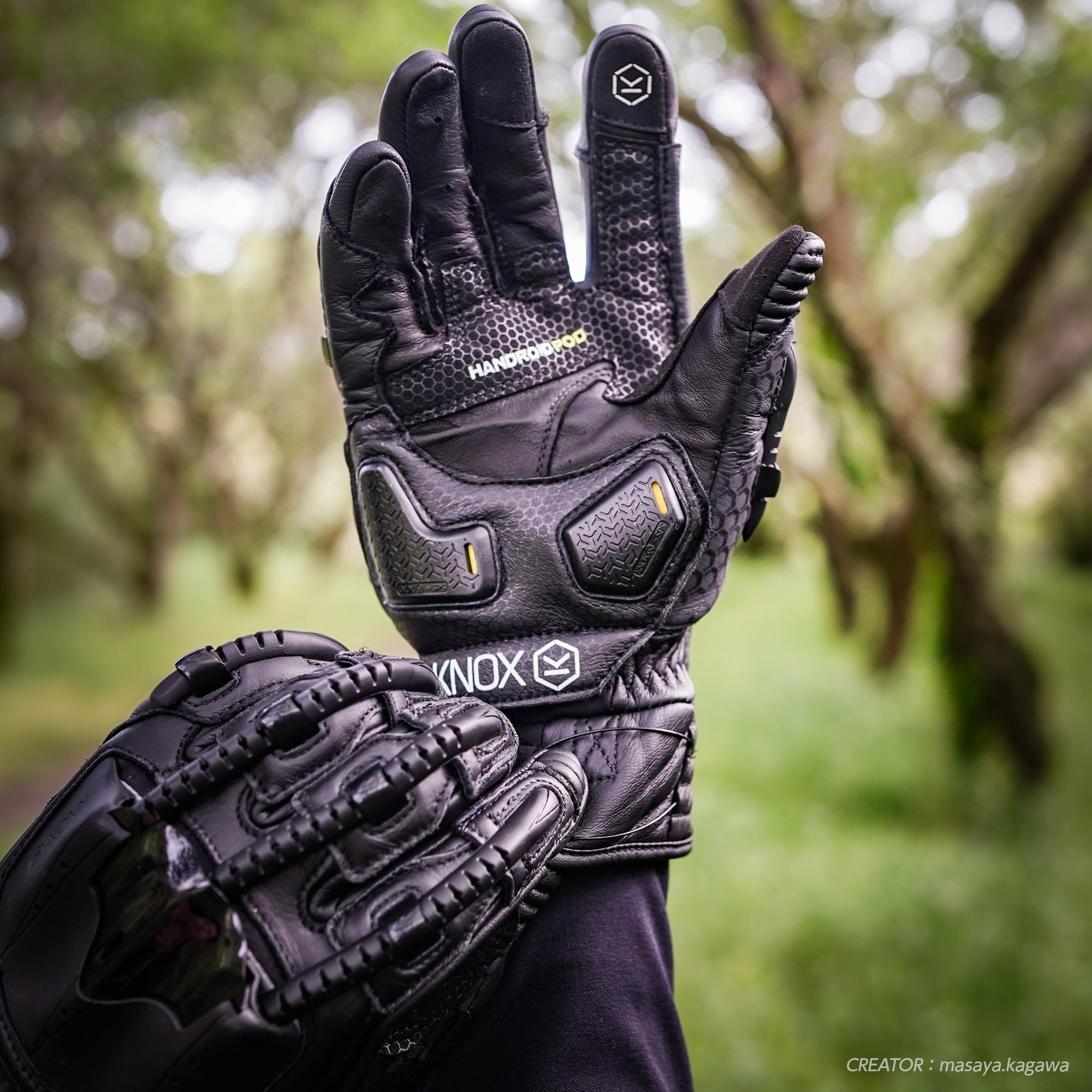 試着無料】ノックス ハンドロイド ポッド マーク5 - バイク グローブ