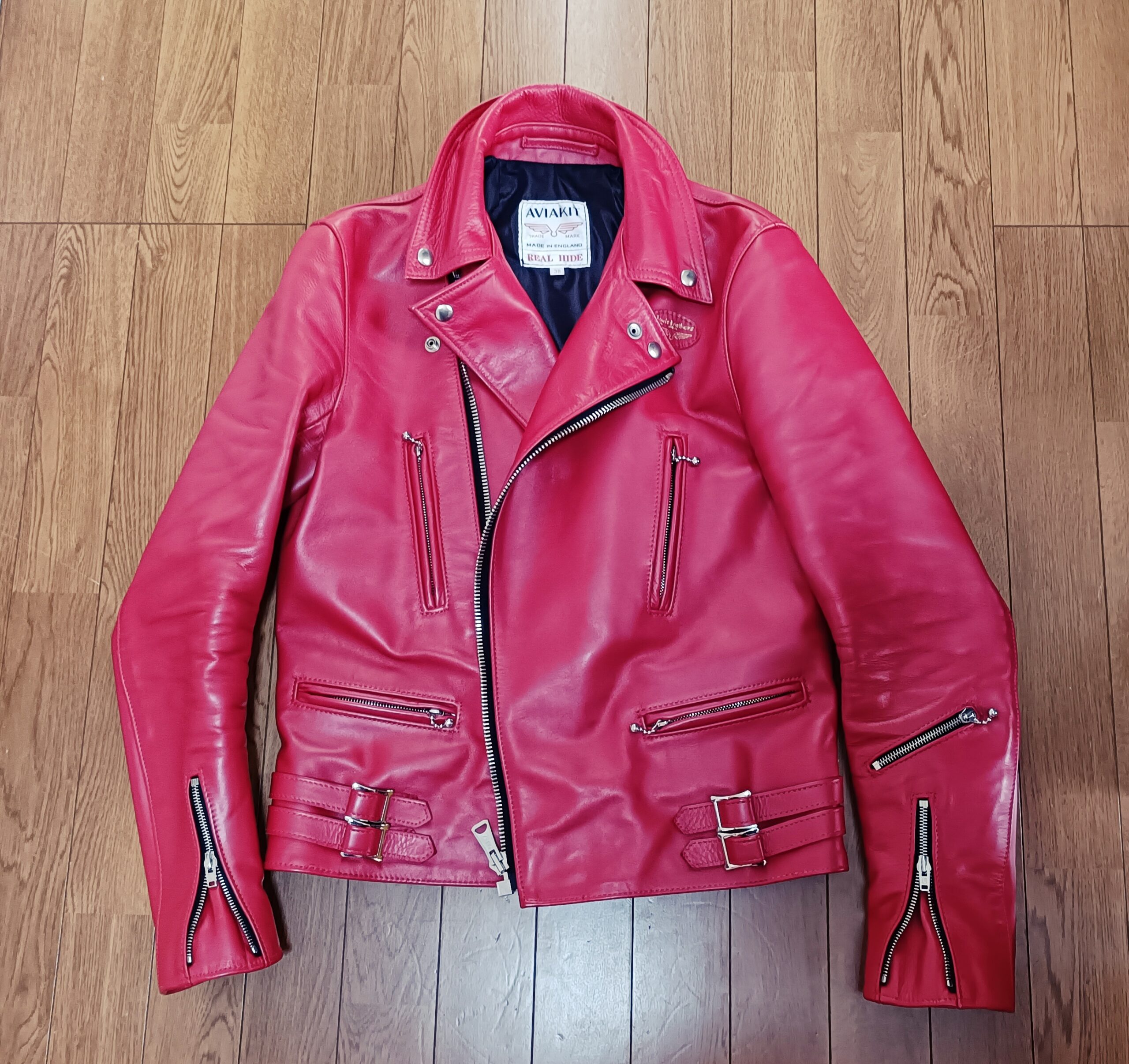 Leatherjacketsはルイスレザー ホースハイド1年目の経年変化 | 革