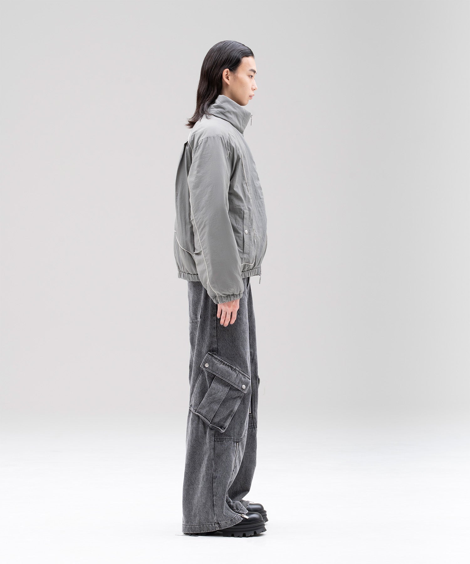 Zip slit Cargo Denim Pants – Jent Louis