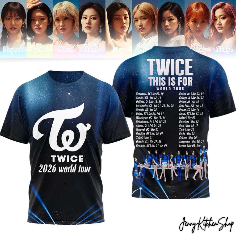 Twice This Is For World Tour 2026 Limited T-Shirt