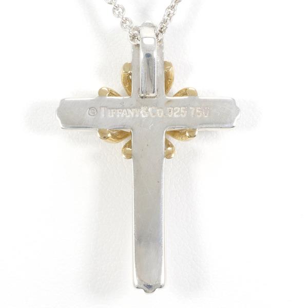 ティファニー シグネチャークロス K18YG シルバー ネックレス 総重量約