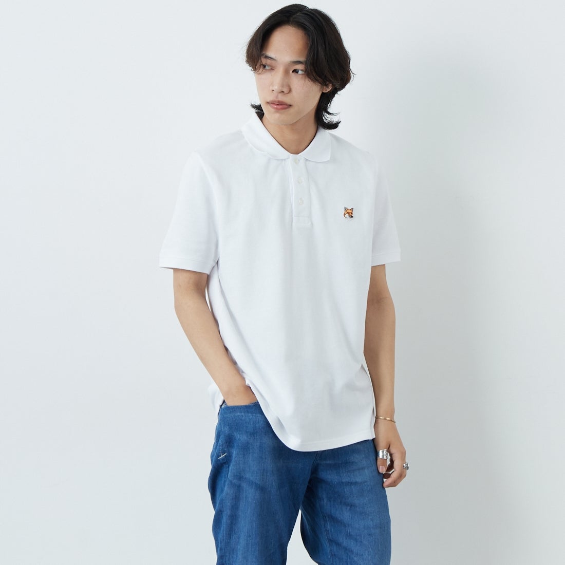 MAISON KITSUNE [メゾン キツネ] フォックスヘッド パッチ レギュラー