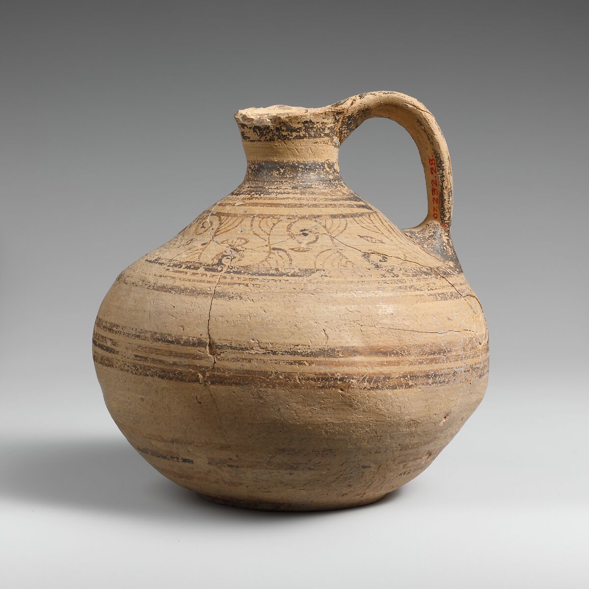 テラコッタの球状甕（つぼ） Terracotta globular jug】古代ギリシャ