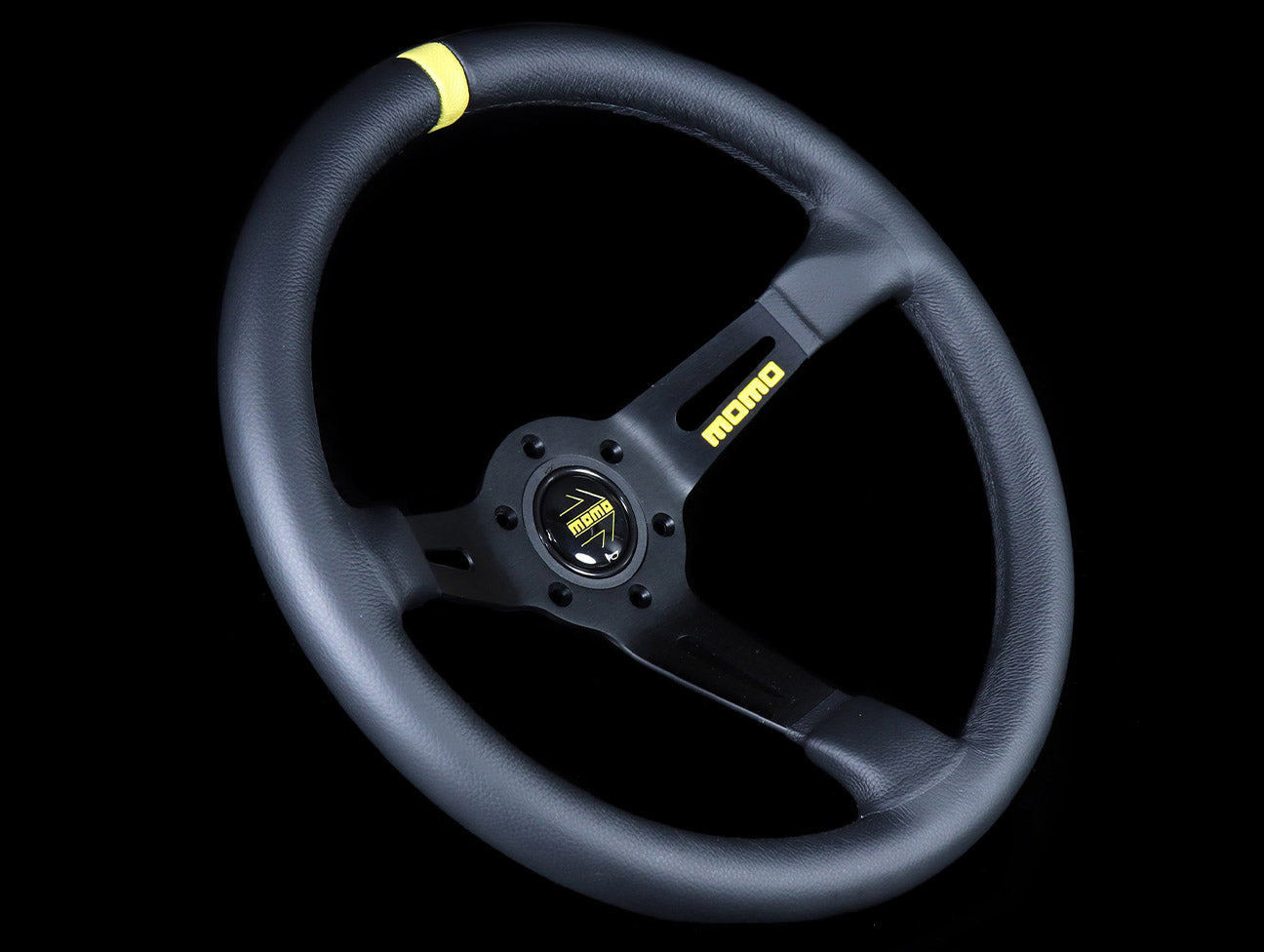 Momo Mod 08 350mm Leather Steering Wheel - JHPUSA