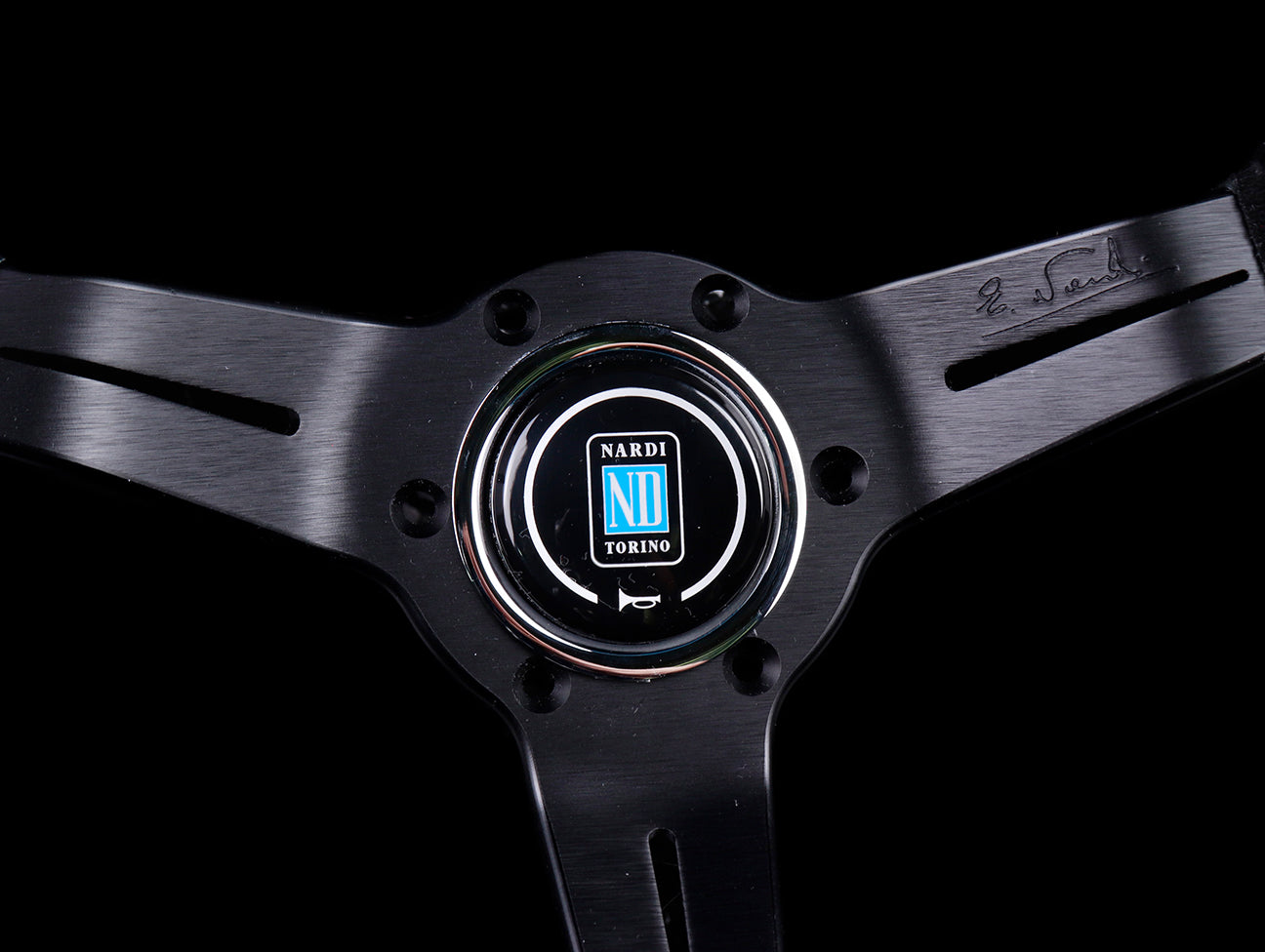 Nardi Sport Rally Deep Corn 330mm Steering Wheel - Black Suede