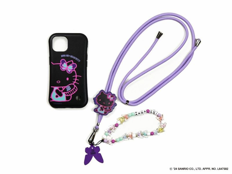 ハローキティ×アナ スイ」コラボ！ キラキラビーズのスマホストラップ
