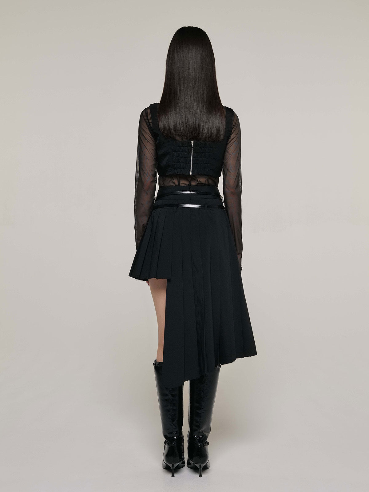 SCREW PLEATS SKIRT – JOSEMOON