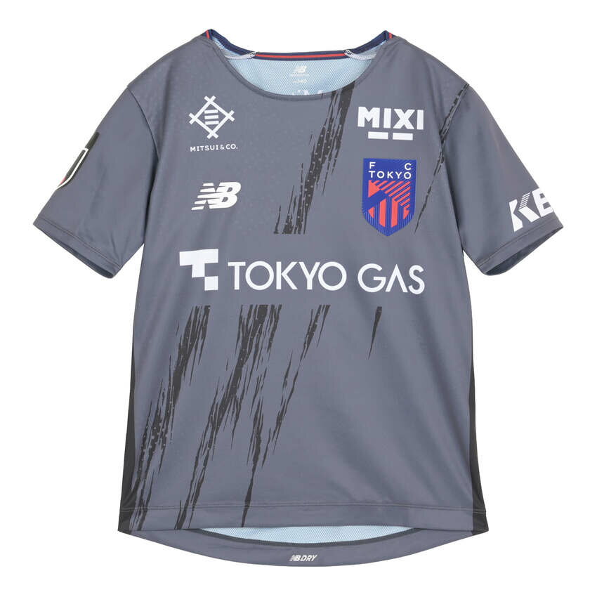 FC東京 百年構想リーグ GK レプリカユニフォームJr. 半袖チャコール