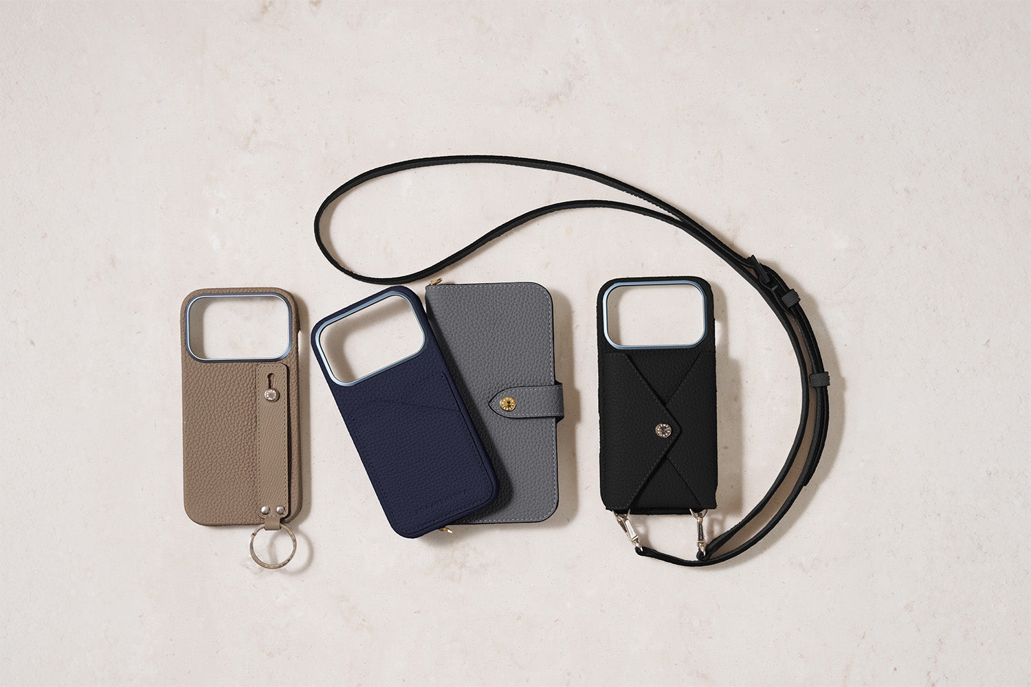 上質なレザーのスマホ（iPhone 17 Pro）ケース – イタリア(ミラノ)発の