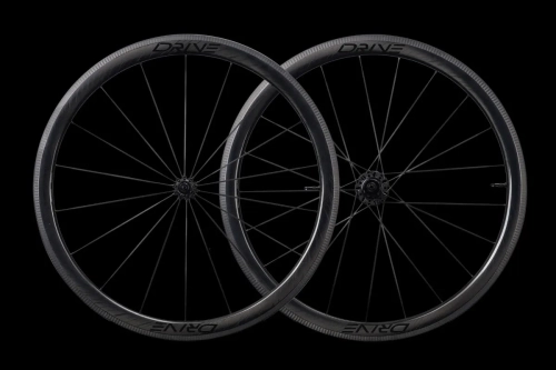 Drive 40V リムブレーキロードカーボンスポークホイールセット