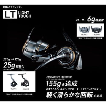 FC LT2500S-XH 20ルビアス DAIWA(ダイワ)[船舶用品・漁業資材] 自重