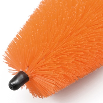 16941 バイク用 傷防止カバー付き フレキシブルエンジンブラシ 1本