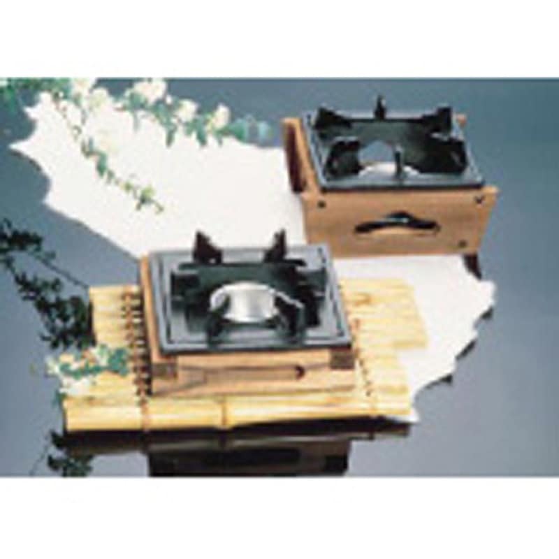 アルミ 民芸調コンロ(固形燃料皿付) 砺波商店 大サイズ - 【通販