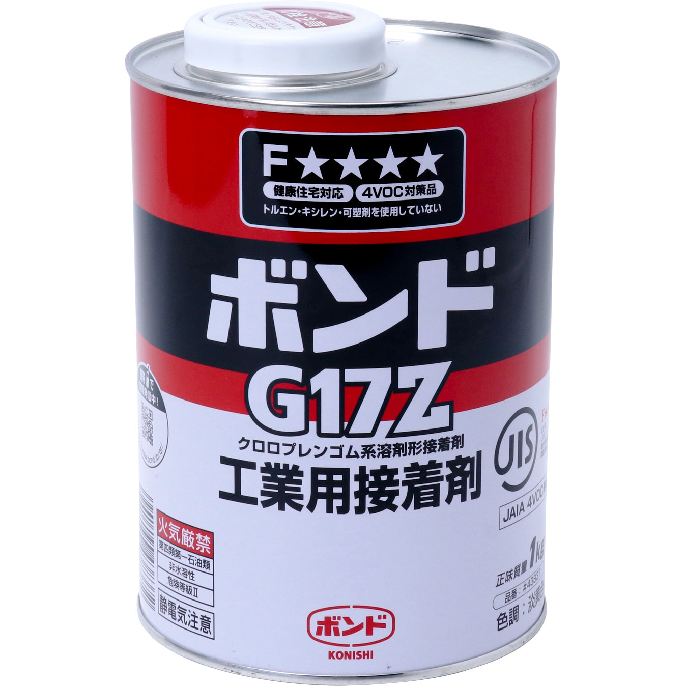 43837 速乾ボンド G17Z コニシ 淡黄色 1缶(1kg) - 【通販モノタロウ】