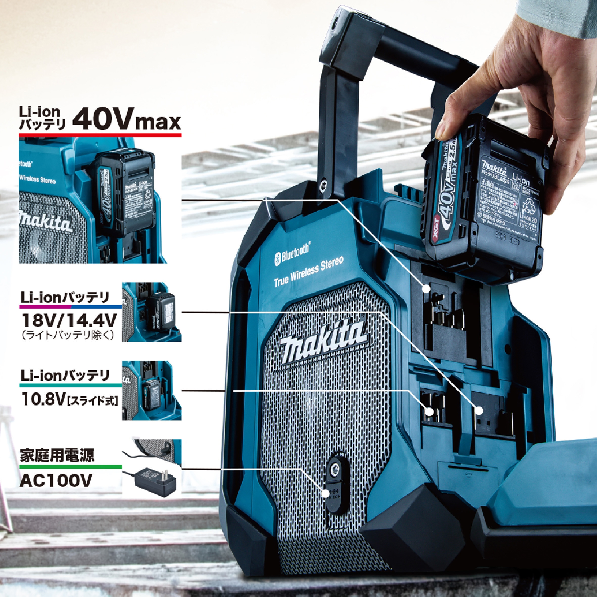 MR005GZ 充電式ラジオ 全機能搭載フラッグシップタイプ 1台 マキタ