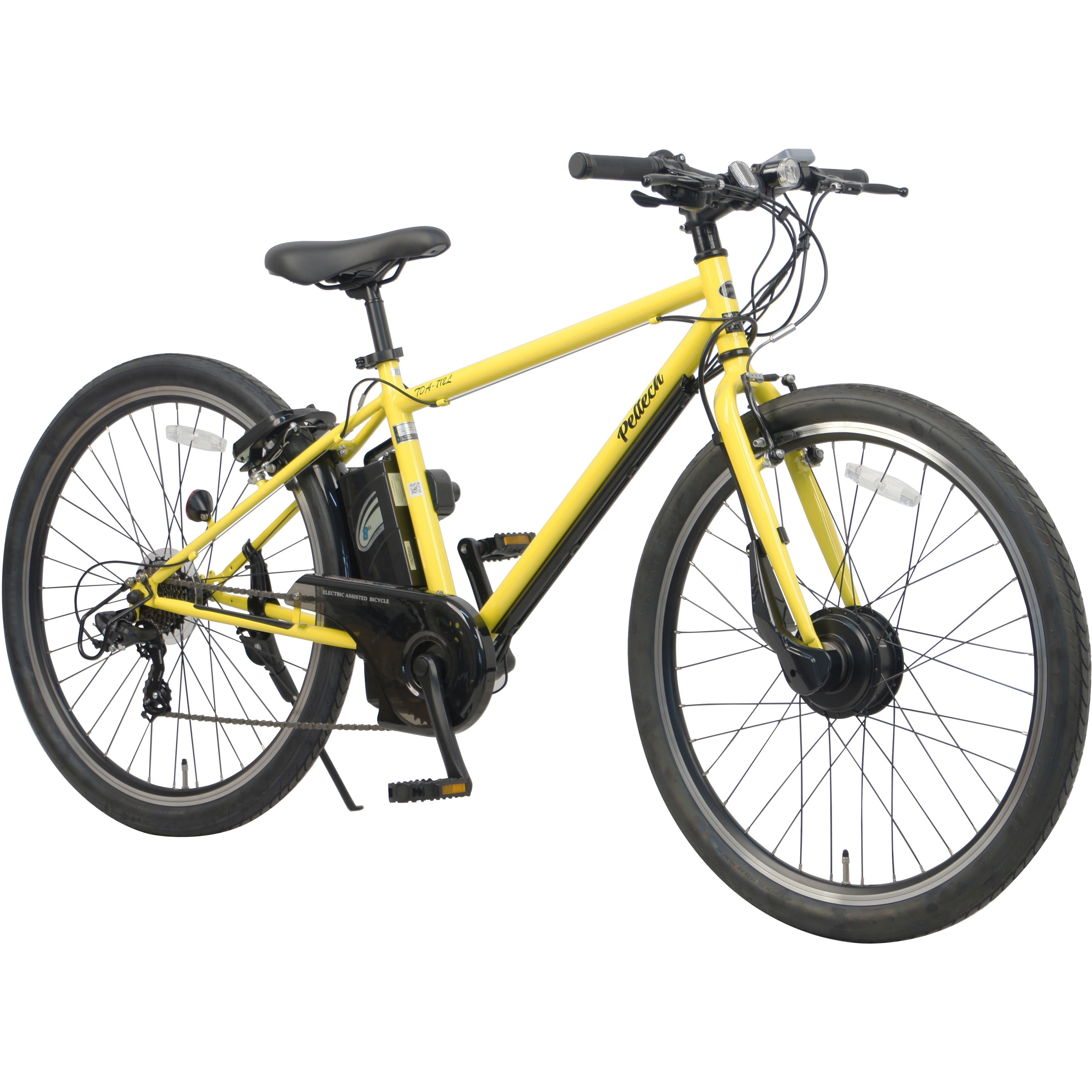 TDA-712L‐Y 27.5型電動アシストクロスバイク外装7段(8AH) 1台 PELTECH