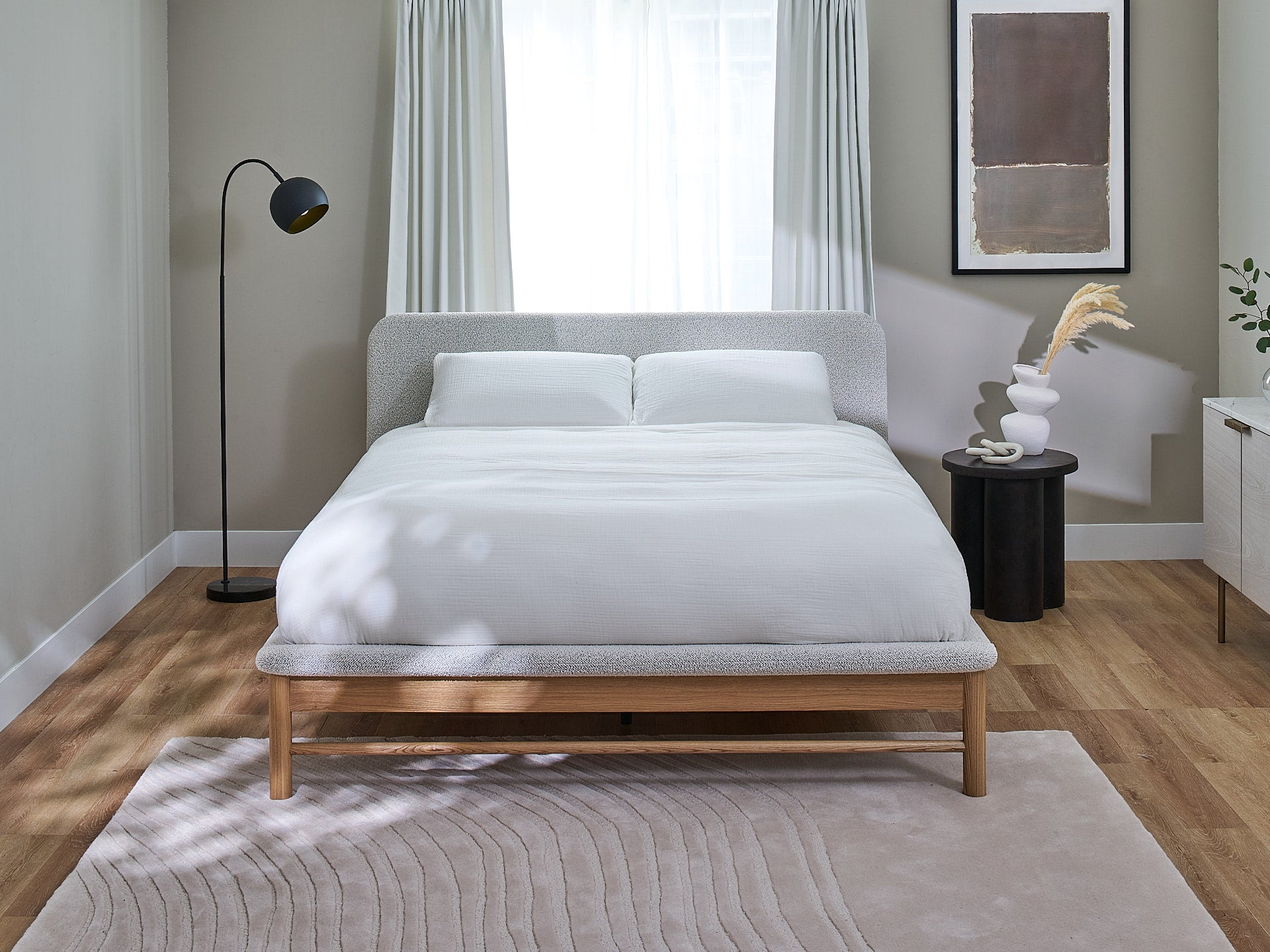 コアラマットレスシュプリーム + ファブリックベッドフレーム – コアラ